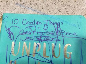 10 Thankful Things include my preschooler